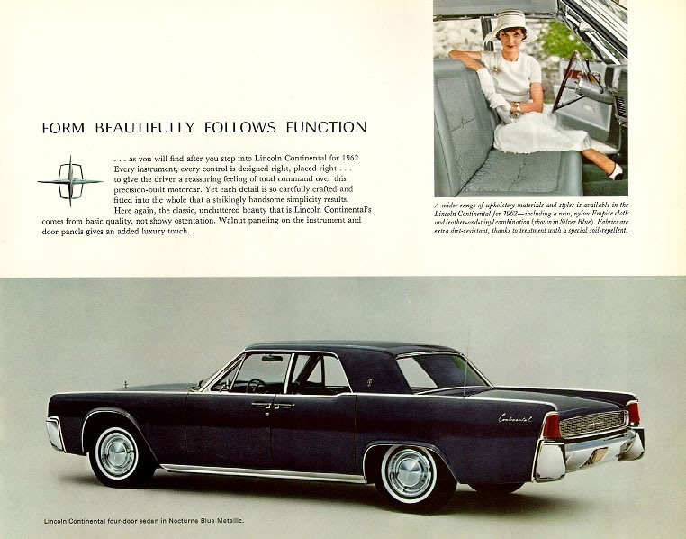 1962 Lincoln Continental Brochure Page 6